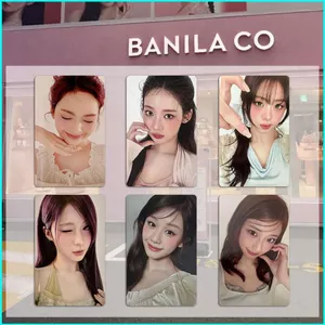 HT2 6 Cái / bộ BABYMONSTER LOMO Card BANILA CO × Bộ Sưu Tập Bưu Thiếp Sao Ngoại Vi TH2