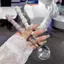 MAKY Ngọc Trai Tay Cầm Thìa Inox Khuấy Thìa Kem Bánh Món Tráng Miệng Thìa Thanh Phụ Kiện Nhà Bếp Đảng Dao Kéo Tiện Ích VN