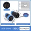 IP68 Chống Nước Hàng Không Cắm Ổ Cắm Vít Kết Nối Hàn 2 Lõi 3 Lỗ 9P Nhanh Dây Kết Nối Mông