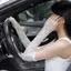 AqToCna Mùa Hè Dài Ngón Găng Tay Nữ Chống Nắng Tay Găng Tay Nữ Mỏng Ren Lưới Tay Áo Uv Thoáng Khí Găng Tay AqToCna