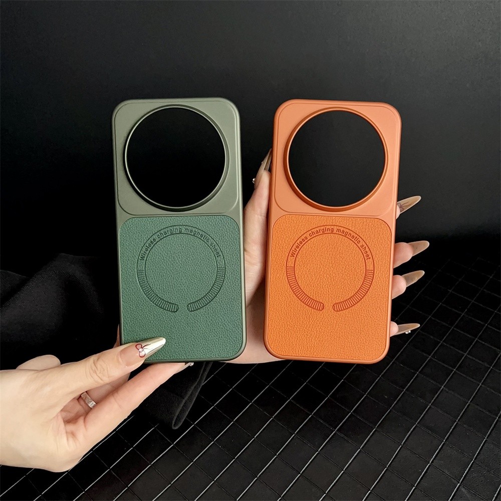 Mimi Changyi Tích Hợp Vòng Từ Tính Siêu Mỏng Vỏ Bảo Vệ PC Dành Cho Xiaomi15Pro 15Ultra 17Ultra Da Cứng Ốp điện thoại