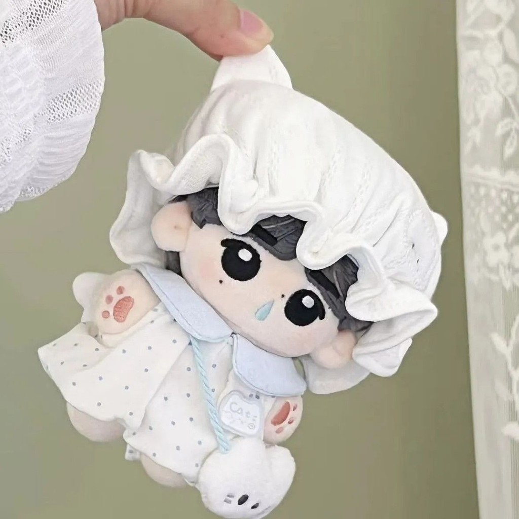 10cm Giấc Mơ Ngọt Ngào Thiên Thần Mèo Cotton Quần Áo Búp Bê Công Chúa Dễ Thương Quần Áo Bé Thời Gian Thử Siêu Dễ Thương Phong Cách Mục Vụ Quần Áo Bé 5.4