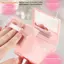 FAVORITEGOODS Face Shine Remover, Compact With Mirror Oil Control Blotting Paper, Long Lasting Nhẹ Với Puff Tấm thấm dầu di động để sử dụng hàng ngày