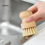Linh hồn| Bàn Chải Chà Đĩa Mật Độ Cao Lông Mạnh Tay Cầm Bằng Gỗ Đa Năng Dễ Dàng Vệ Sinh Loại Bỏ Vết Bẩn Nồi Có Thể Tái Sử Dụng Rửa Bàn Chải Vệ Sinh Nhà Bếp Đồ Dùng Nhà Bếp