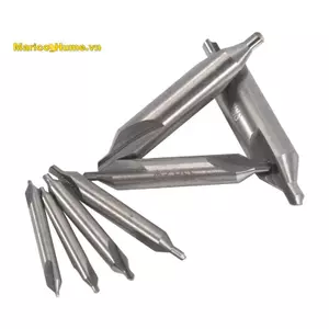 Bộ 7 mũi khoan trung tâm Bộ mũi khoan trung tâm góc 60 độ Bộ dụng cụ đếm chân cho máy tiện Gia công kim loại