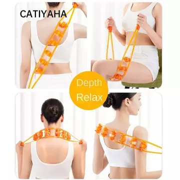 Con lăn massage CATIYAHA, Dụng cụ massage kinh tuyến PP vật lý trị liệu, Giảm đau thư giãn sâu hữu ích 12 / 18 / 24 / 30 Con lăn Massage cơ lưng cổ vai