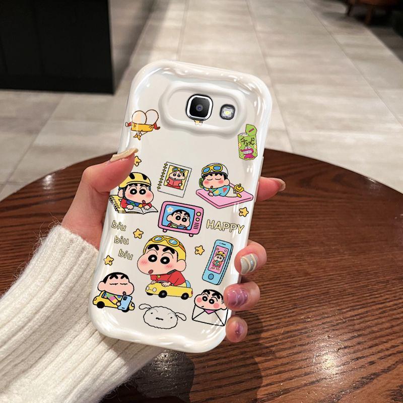 Vỏ Silicon Hoạt Hình Cho Samsung J7 Prime ON7 2016 3D Bảo Vệ Hoạt Hình TPU Mềm Crayon Shin chan Vỏ Điện Thoại