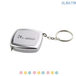 Băng thép ALMA1, Thước băng công cụ đo chống rơi, di động có móc khóa Thước thép nhỏ dày 1m / 3FT