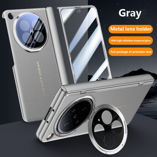 360° Ốp Da PU Bảo Vệ Toàn Diện Cho OPPO Find N6 Find N5 Vỏ Chống Sốc Tích Hợp Kính Cường Lực & Ống Kính Hợp Kim