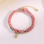 Mới Phong Cách Trung Quốc Rhodolite May Mắn May Mắn Vòng Hạt Vòng Cổ Nữ Thiết Kế Phù Hợp Với Vòng Cổ Tay Nữ