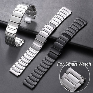 Phát hành nhanh Dây đeo đồng hồ thông minh bằng thép không gỉ 18mm 20mm 22mm Vòng đeo tay đồng hồ GT6 46mm cho nam nữ Dây đeo đồng hồ Vòng đeo tay
