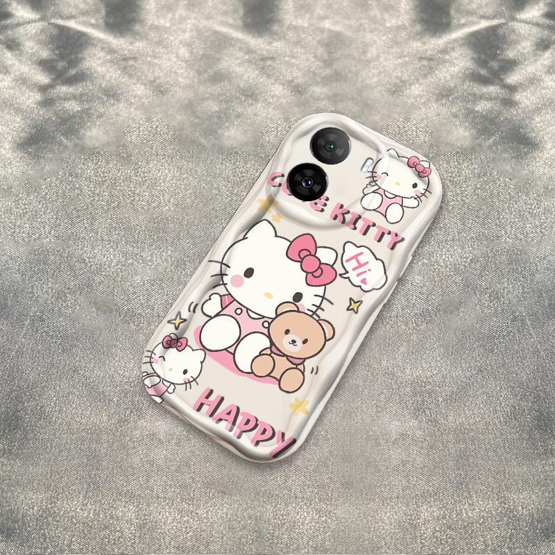 Thích hợp cho OPPO A57 4G A77 4G A77S 4G 3D Girls Soft TPU Kitty Rilakkuma Ốp điện thoại chống sốc