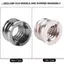 Guansfs Guansfs V Tiêu Chuẩn Nữ 1/4 sang Nam 3/8 Chuyển Đổi Vít Bộ Chuyển Đổi Phụ Kiện Máy Ảnh cho Máy Ảnh DSLR Máy Quay Tripod Monopod Ballhead Video Chân Đế