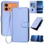 YJD Ốp Lưng Cho Honor 600 Pro Màu Trơn Sợi Carbon Thiết Kế Họa Tiết Thẻ Da Solots Dây Đeo Tay TPU Mềm Chống Rơi Vỏ Điện Thoại