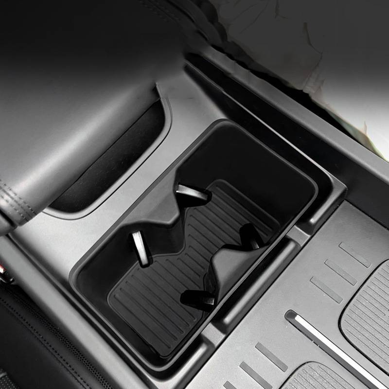 NS 1 Miếng Silicon Sho-Absorbing Đồ Uống Hộp Bảo Quản Cho Xe Hyundai Santa Fe 2024 2025 Cốc Nước Giá Đỡ Phụ Kiện Xe Hơi NS