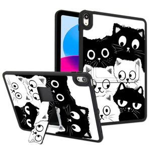 Vỏ Cứng Mờ Đứng Tuya Động Vật Cho IPad Mini 4 5 6 7 8 9 10 11 12 A16 A19 A17Pro A17 Pro Air 2 3 4 5 6 7 8 10.9 "10.2" Pro11 Pro112.9 Air M2 M3 M4 M5