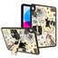 Vỏ cứng Frosted Stand Tuya Black Butterfly cho IPad Mini 4 5 6 7 8 9 10 11 12 A16 A19 A17Pro A17 Pro Air 2 3 4 5 6 7 8 10.9 "10.2" Pro11 Pro12,9 Air M2 M3 M4 M5