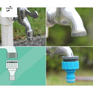 Bộ chuyển đổi vòi tưới vườn kết nối nhanh - Đầu nối vòi nhựa đa năng để tưới nước
