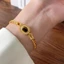 Vòng Tay Zircon và Ngọc Lục Bảo Phong Cách Hàn Quốc - Sang Trọng