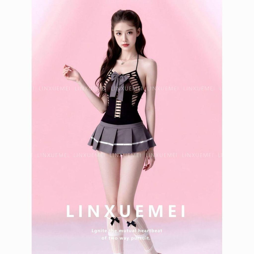 Đồng phục váy Nhật Bản quyến rũ, phong cách preppy dễ thương
