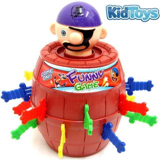 Đồ chơi hải tặc đâm kiếm KidToys – thùng cướp biển vui nhộn cho bé