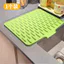 Mặt bàn Độ dốc Silicone thoát nước Thảm nhà bếp Chống bỏng Cách nhiệt Nồi Thảm dày Mặt bàn Thảm chống trượt Tấm cố định OFTR