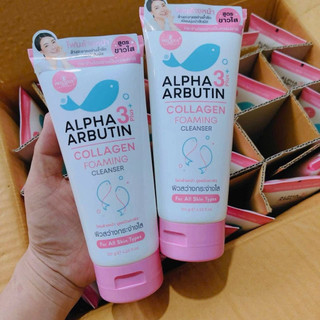 [DATE 12/2028] Sữa Rữa Mặt Alpha Arbutin Collagen Foaming Cleanser Thái Lan 120g