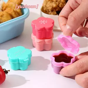 4 Chai Nước Sốt Mini Có Thể Đổ Lại Sốt Cà Chua Mật Ong Hộp Đựng Salad Chai Nước Sốt Di Động Lọ Hộp Cơm Trưa Hộp Đựng Hộp Đựng