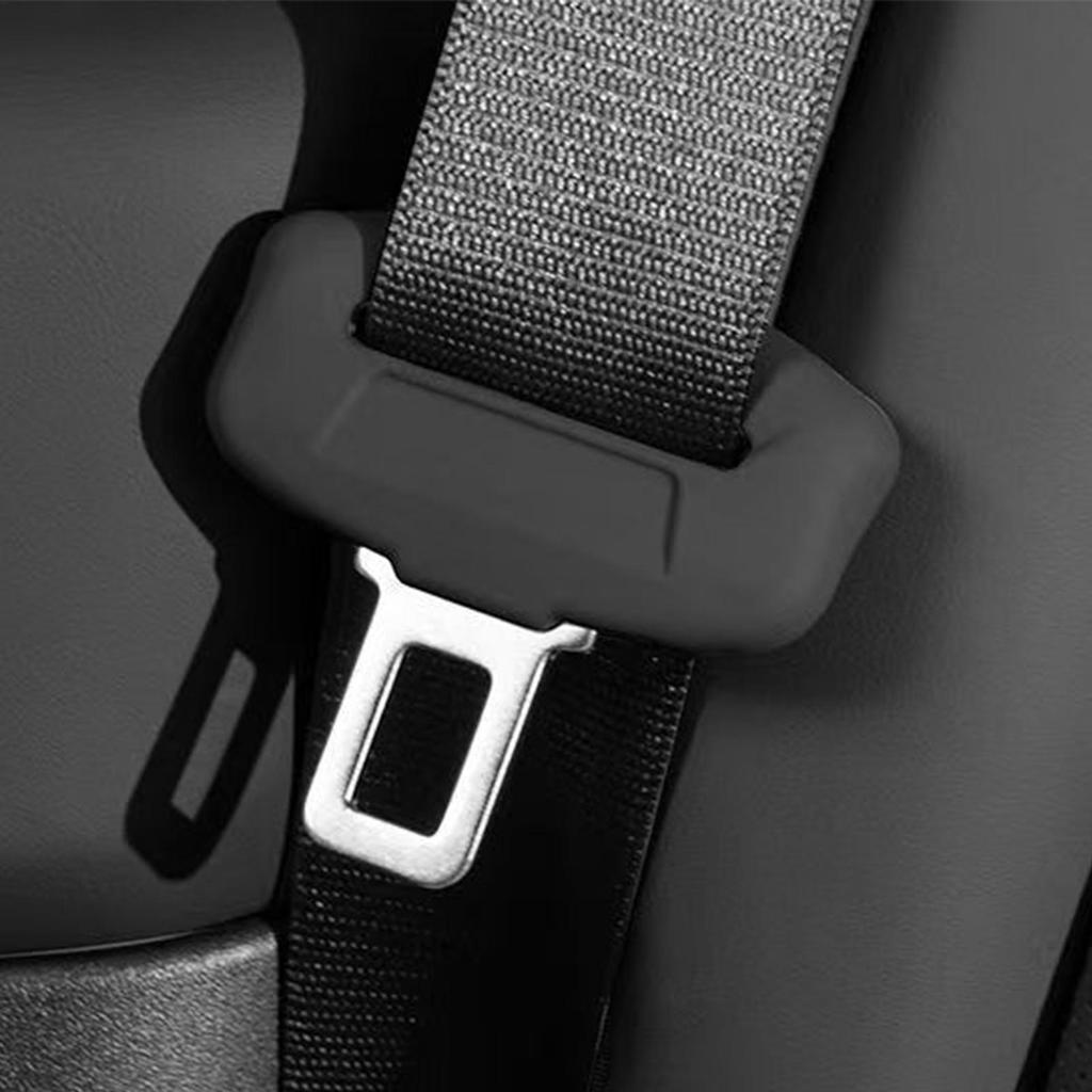 Dây An Toàn Ô Tô Khóa Giá Đỡ Khóa Silicon Bảo Vệ Dây Đeo Ghế Chèn Cho Xe Sedan SUV RV Xe Tải mueadsyvn
