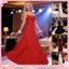 Spaghetti Strap Dress For Women Soft Polyester Fabric A Line Dress Elegant Party