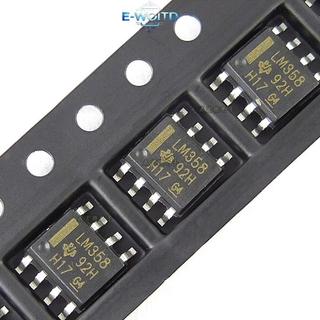 E-WOITD 10 Cái lm358dr smd khuếch đại hoạt động kép khuếch đại sop8 lm358 E-ÁY