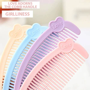 【Roshy】lược chải tóc thư giãn cho trẻ em tại nhà. Lược mini hình trái tim lược chải tóc cầm tay dễ thương dành cho