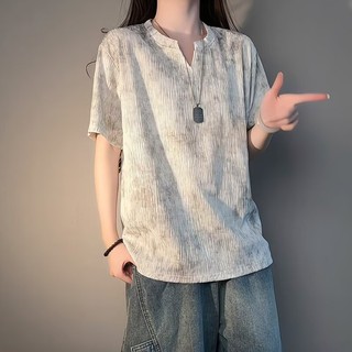 Dịch Chu Dịch Áo Thun Cổ Điển Cho Nam và Nữ, Có Dây Buộc Hai Mảnh