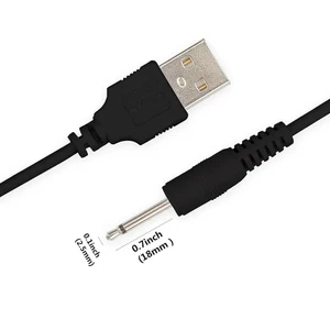 CP19 - Cáp sạc USB Dây USB phổ thông sang Bộ sạc nguồn đơn AUX 2.5 máy rửa mặt cáp