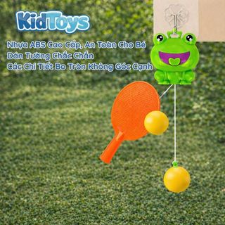 Bộ đồ chơi bóng bàn treo tường KidToys – tập phản xạ vận động cho bé