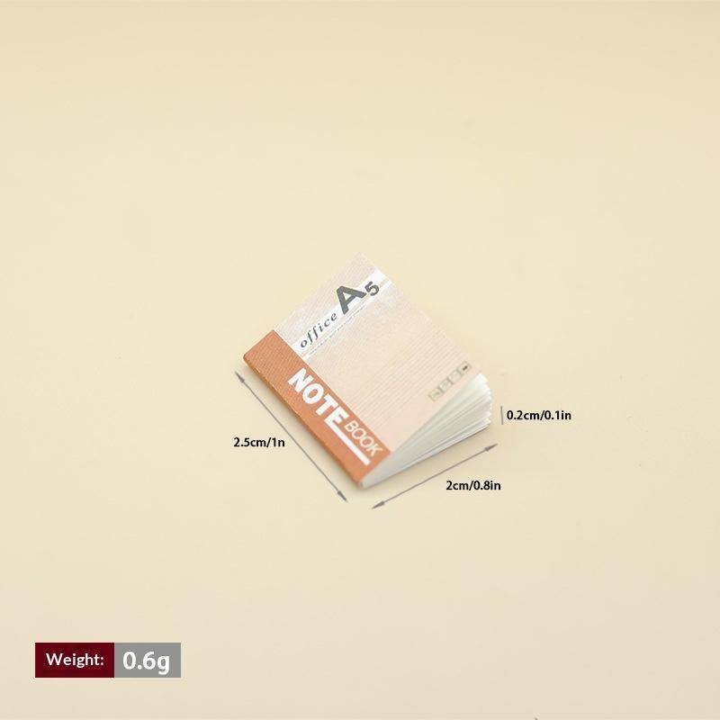 [DPN-t] 10 Chiếc Sổ Tay Mini Nhật Ký Sách 112 Bộ Cân Cho Nhà Búp Bê Nghiên Cứu Thu Nhỏ Đồ Chơi Giáo Dục Trang Trí Mới