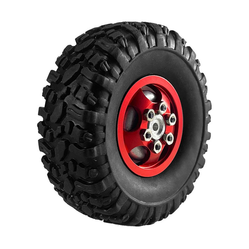 4 Bánh xe và lốp nâng cấp bằng kim loại 67,5 * 24mm cho MN MODEL1 / 12 MN82 LC79 MN78 Naughty Dragon nâng cấp xe RC Phụ kiện xe hơi các bộ phận