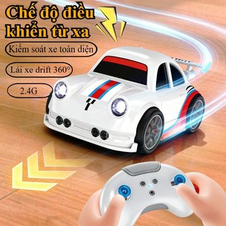 Điều khiển từ xa Drift Car LED Lights Auto Follow Kids Toy Racer Stunt Smart Track Play