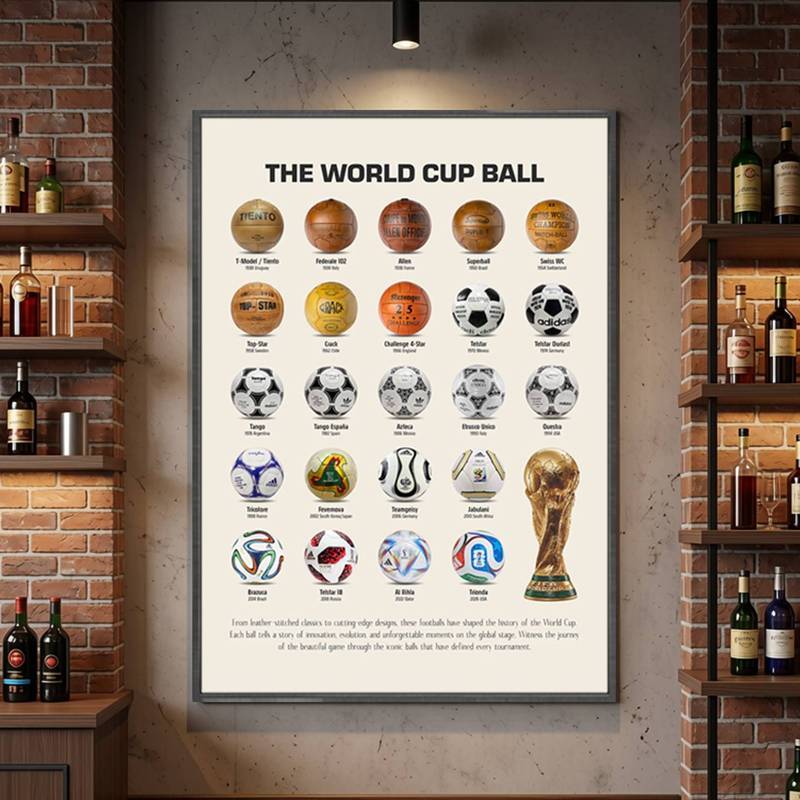World Cup Bóng Đá Thể Thao Poster Không Khung Tranh Vải Chống Thấm Nước, Nghệ Thuật Treo Tường Theo Chủ Đề Bóng Đá Cho Phòng Khách Phòng Ngủ Ký Túc Xá Thanh Cafe Trang Trí