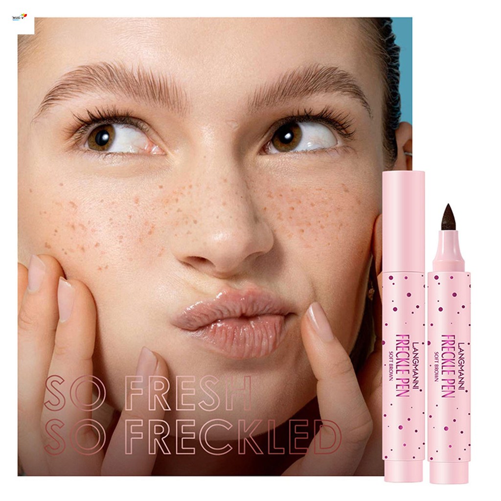Bút tàn nhang tự nhiên 2.5ml Bàn chải trang điểm thực tế chống nước cho da nhạy cảm