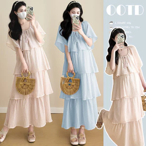 Trang phục bà bầu mùa hè - Phong cách nhẹ nhàng, dáng rộng, mềm mại và thoáng mát