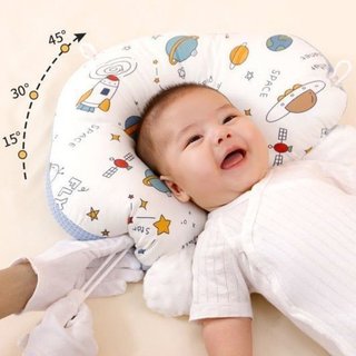 Gối hình chữ U cho bé Bông mềm có thể giặt được Chống phẳng Đầu ngủ cho trẻ sơ sinh Hỗ trợ cổ
