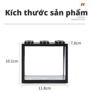 Mini Nhựa Cá Để Bàn Bể Cá ABS Chất Liệu Đèn LED Nhỏ Thú Cưng Trang Trí Nhà