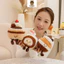 Rytanda Mô Phỏng Dễ Thương Bánh Sô Cô La Cuộn Thụy Sĩ Dâu Macaron Matcha Bánh Trái Cây việt quất Sang Trọng Mềm Mại Trẻ Em Bạn Gái Giáng Sinh Năm Mới Trang Trí Phòng Ngủ Quà Tặng Sinh Nhật