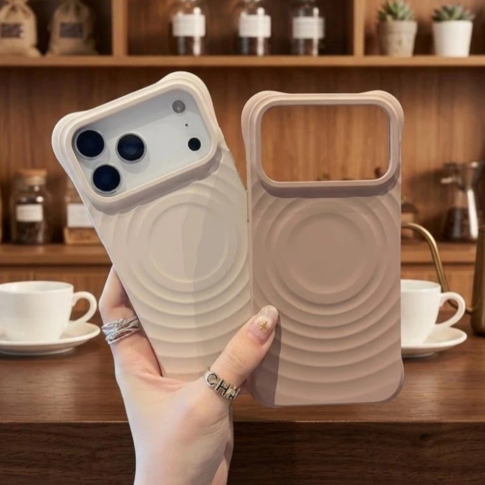 Ốp điện thoại silicon lỏng chất lượng cao màu nâu hổ phách cho iPhone 17 Pro Max 16 15 14 13 Pro Max Plus Vỏ bảo vệ chống sốc