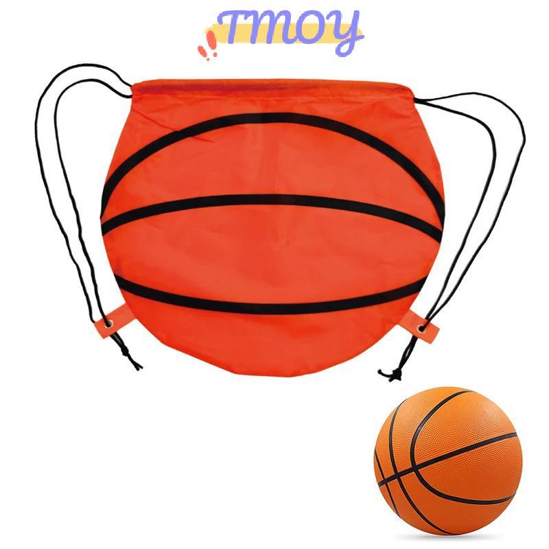 TMOY 210D Di Động Polyester Bóng Rổ Dây Rút Túi Đeo Vai Bapa Bóng Đá Bóng Bầu Dục Lưu Trữ Túi Thể Thao Thể Thao Ngoài Trời Du Lịch TMOY