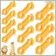 Dây buộc chân gia cầm, Niềng răng lồng gà, Niềng răng kẹp chân cho bé Chick Splay 12Psc