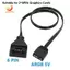 Bo mạch chủ 5V ARGB Cáp điều khiển ánh sáng AURA SYNC cho cáp Sttimer Plus V1 V2 Series