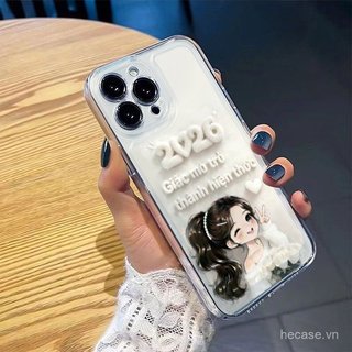 Ốp Điện Thoại 2026 Giấc Mơ Năm Mới Đến Họa Tiết Văn Bản Thật Thích Hợp Cho iPhone 11promax 12promax 11 12 13 14 Pro max 15promax 15 16 17 pro max xr xs 12pro 13pro Vỏ Linh Hoạt Chống Sốc