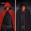 TRTR Trên Tay Có Mũ Trùm Đầu Áo Unisex Dài Áo Đỏ Halloween Trang Phục Áo Khoác VN